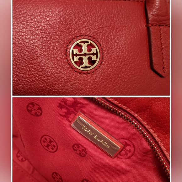 Tory Burch red Brody tote crossbody - Picture 8 of 15